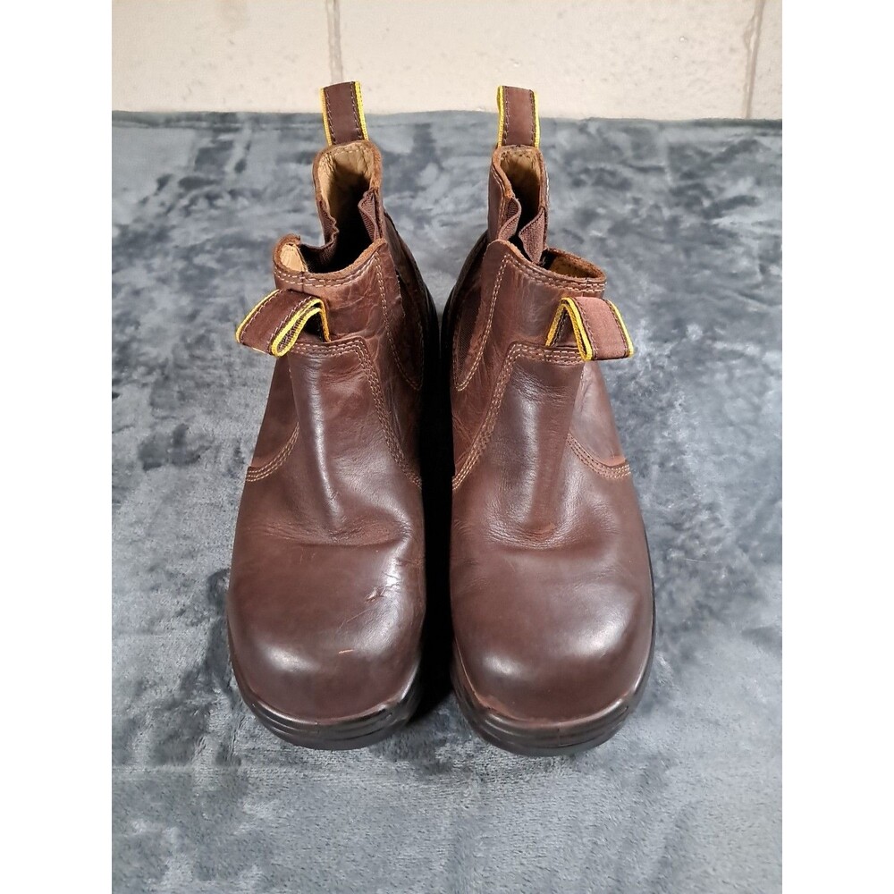 Dakota Men's Mid-Cut Aluminum Toe Comp Safety 6100 Work Boots Brown Size 9M
